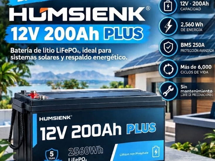 Baterías de 12v 200Ah