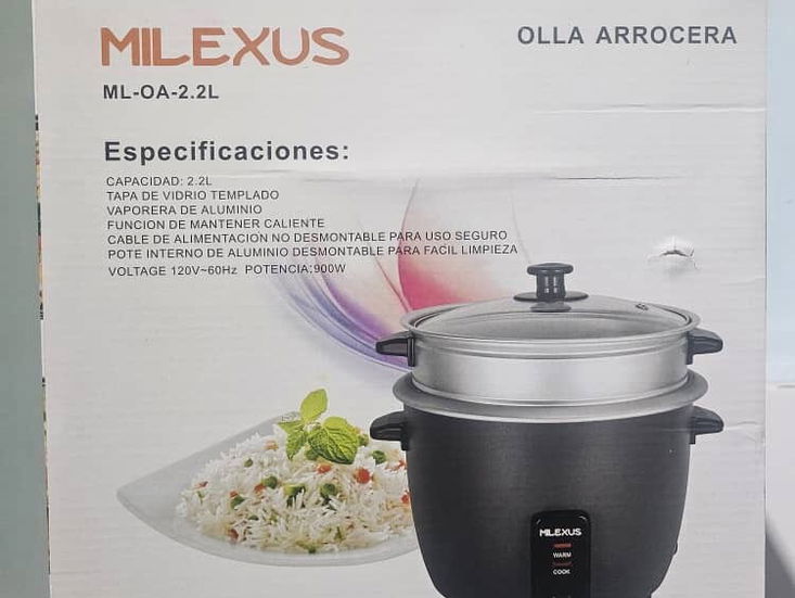 Olla arrrocera 2.2 litros Milexus