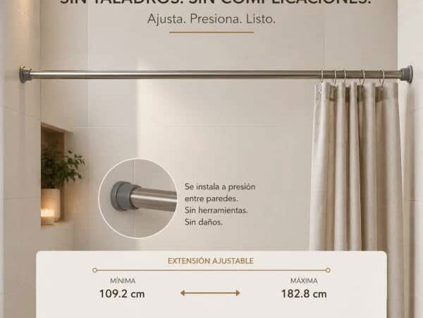 Cortinero Extensible – 43 a 72 PULGADAS