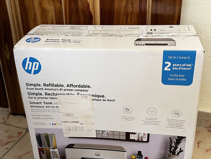 Impresora HP Smart Tank 5100 nueva en su caja