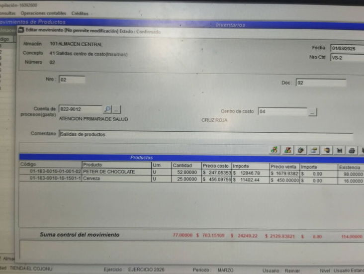 Sistema de Inventarios y ventas