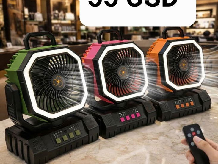 Ventiladores recargables F6S