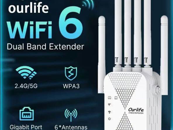 repetidor wifi dual band wifi 6 ourlife