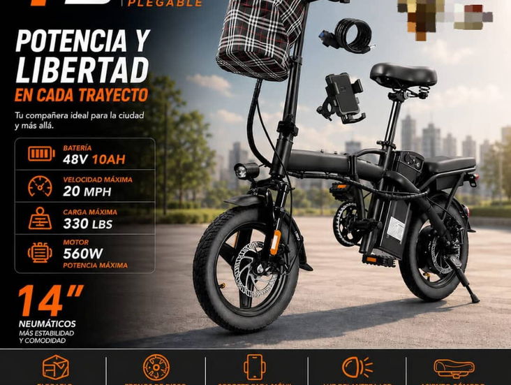 Bicicleta eléctrica MODELO T5