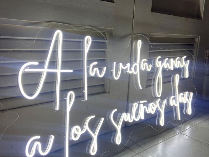 Letreros de neon flex personalizados