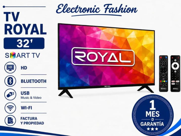 Televisor smart tv royal 32 pulgadas" tv 43 pulgadas tv 50 pulgadas tv samsung 65 pulgadas