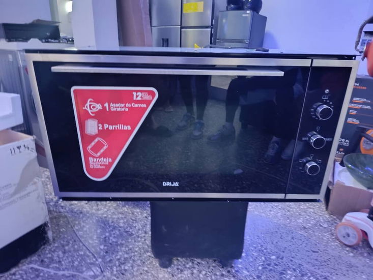 Horno de empotrar de gas y eléctrico nuevo en caja con garantía y