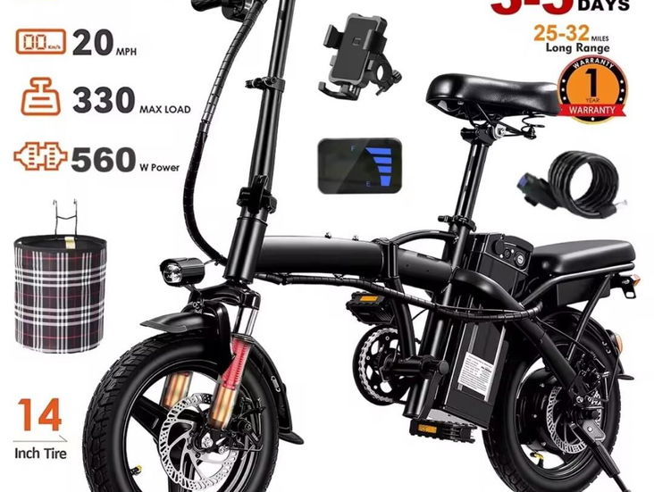 Bicicleta electrica 48vol 10Ah 500wat hace 40km liviana potente nueva y con precio lindo 480 dólares
