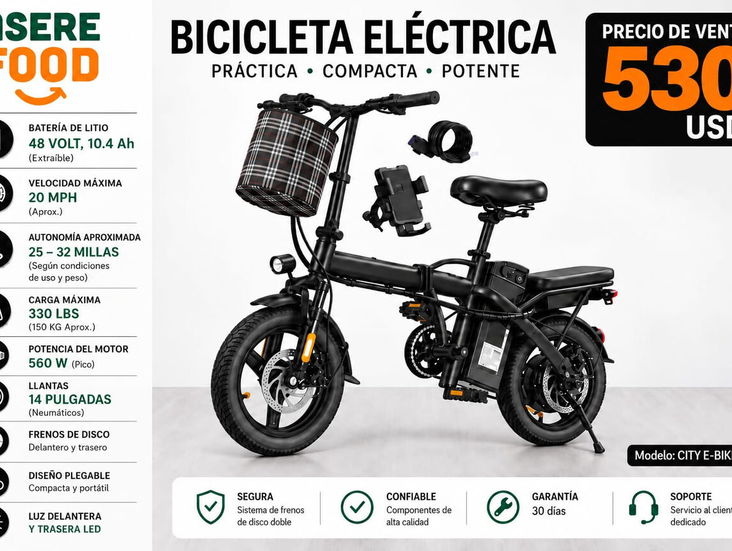 Scooter Eléctrico Plegable T1