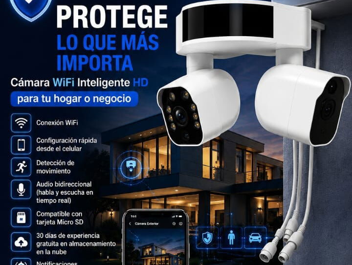 Llegó la seguridad a su hogar y negocio