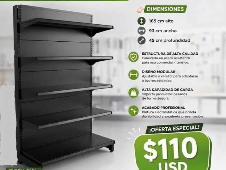 Estanterías comerciales