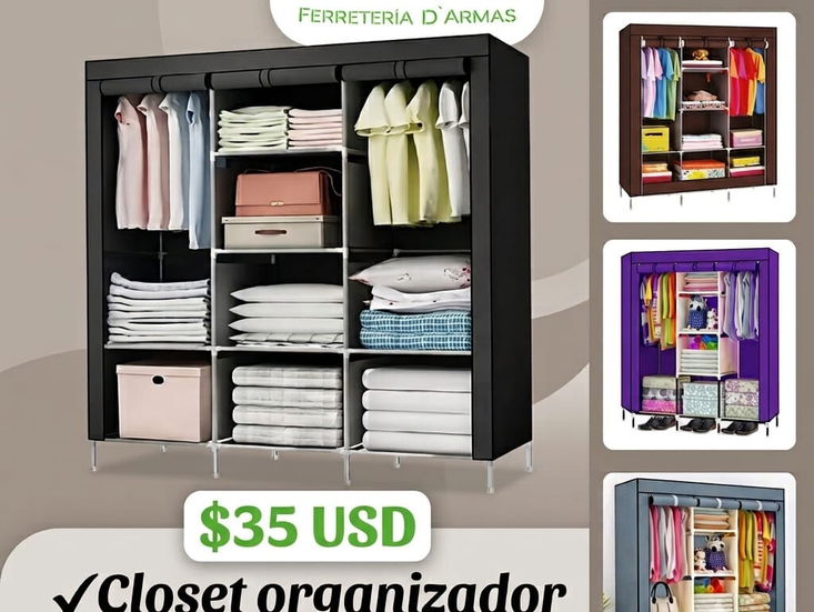 Closets organizadores metálicos