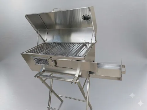 Horno de Carbón Modelo 5 Inox