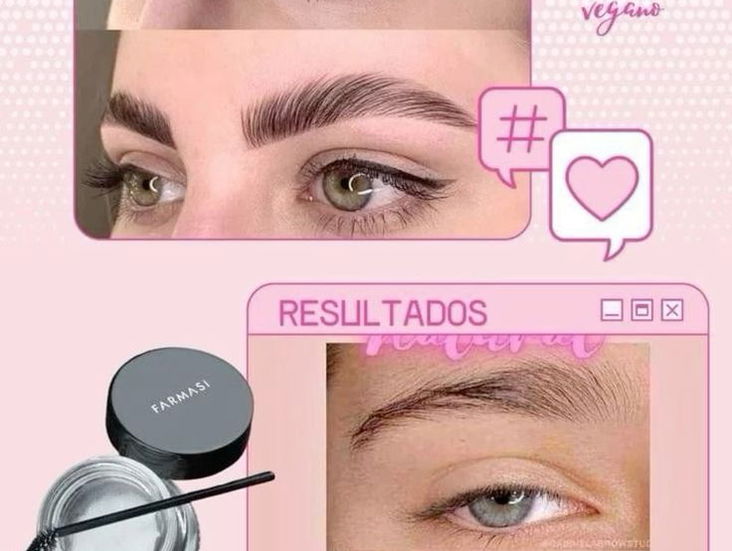 Cera para cejas con cepillo de Farmasi