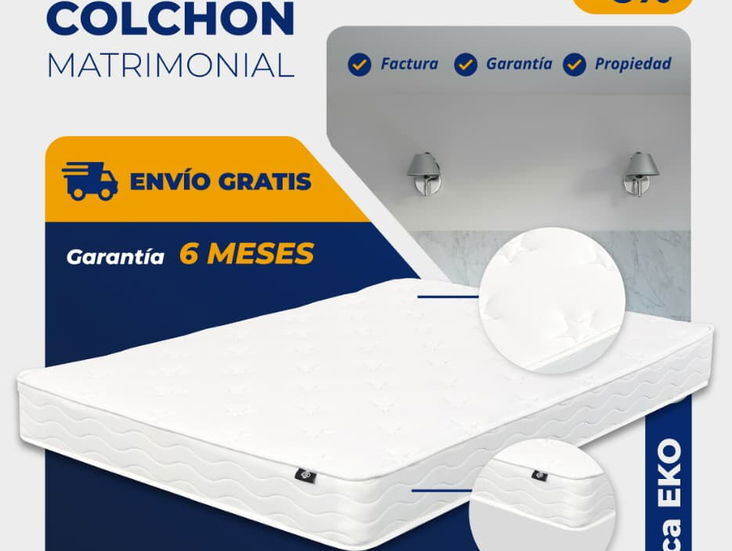 Colchón Camero - EKO. Empacado al vacío