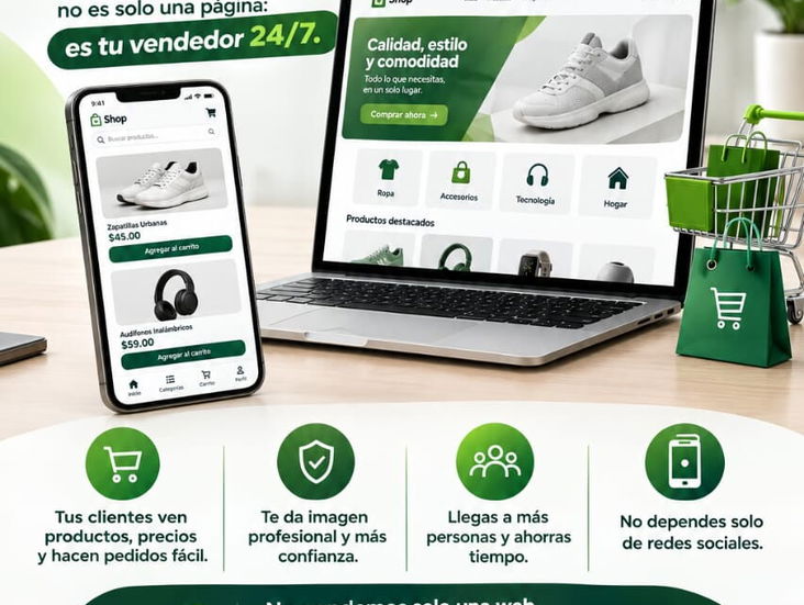 Creación de catálogos y sitios web a tu medida
