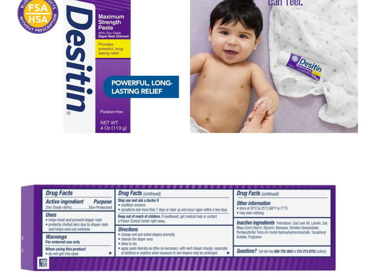 Desitin morado para niños 4oz