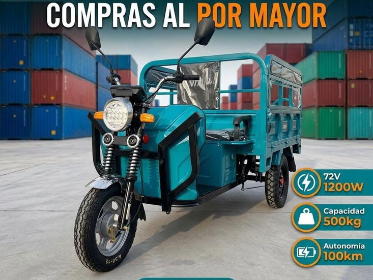 NUEVO LOTE DISPONIBLE contenedor de 55 unidades de Triciclo Eléctrico de Carga DDS-OD