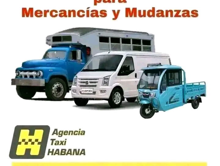 Servicio de transporte para Mudanzas, mercancías y materiales de construcción