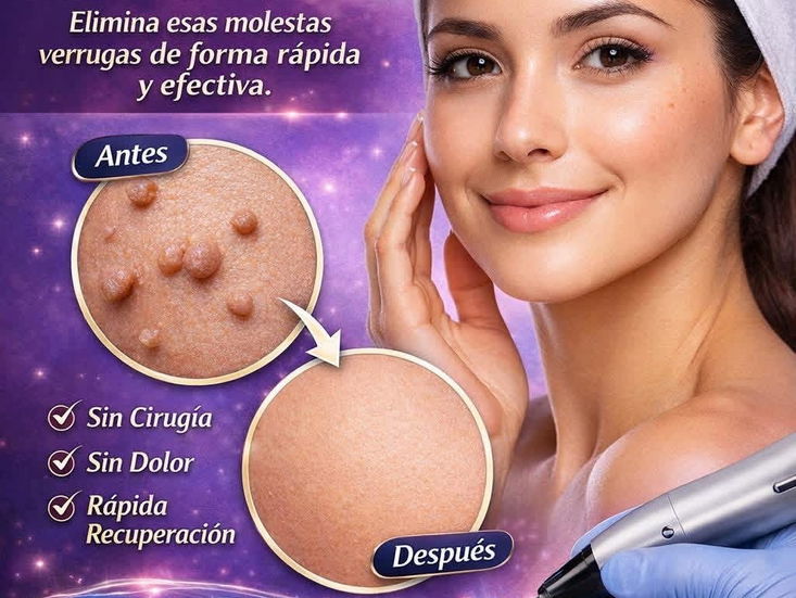 Eliminación de verrugas y lesiones benignas