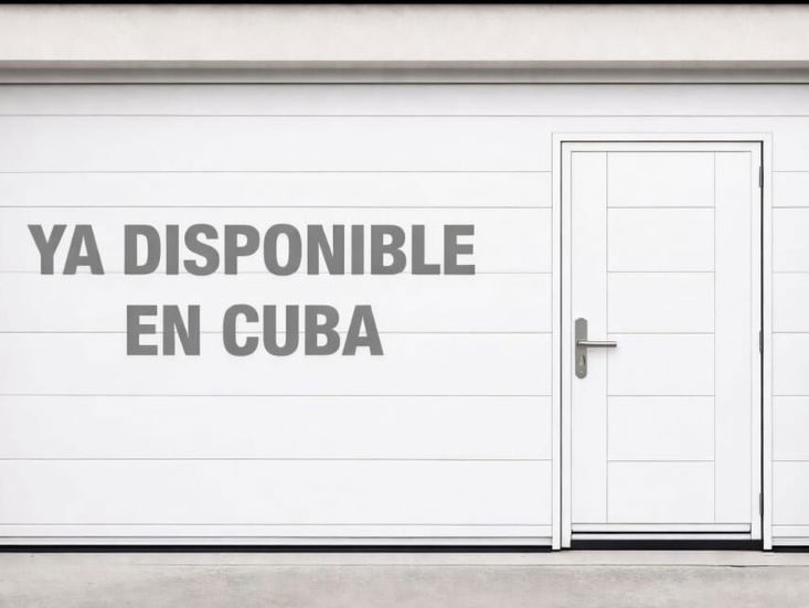 Puertas de garaje con paso peatonal