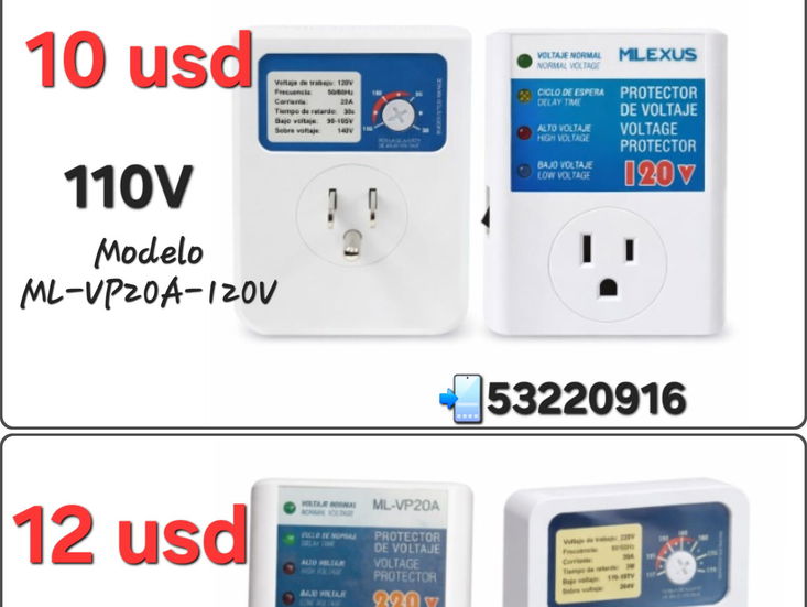 Proteja sus equipos Reguladores de Voltaje 110V y 220V