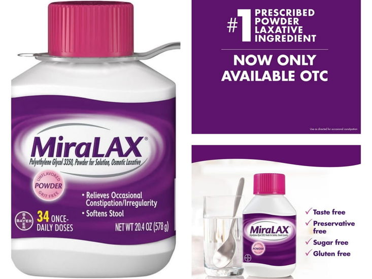 Miralax pomo sellado de 20.4oz