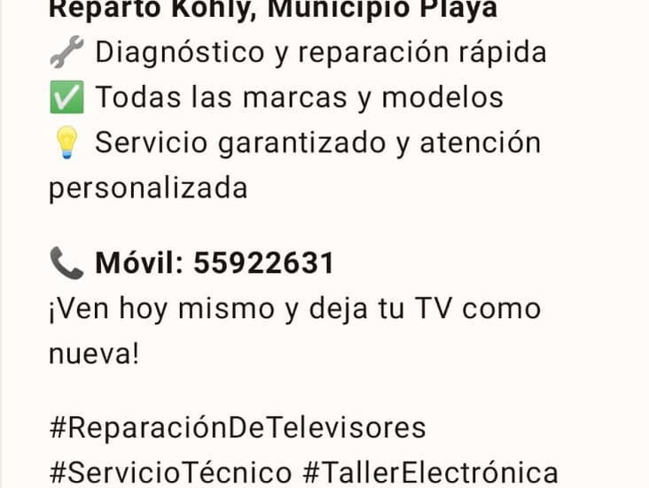 Nueva dirección de Taller que estaba en 41 y 42