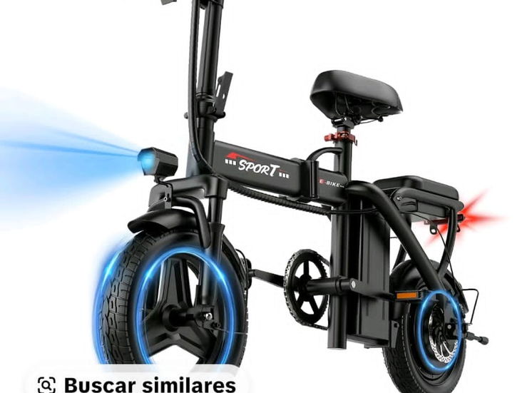 Bicicleta eléctrica plegable nueva en caja. Domicilio en Santa clara.