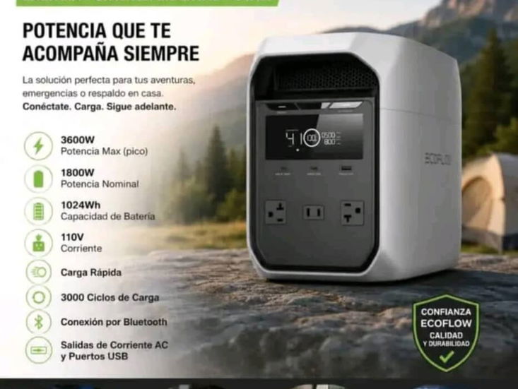 Ecoflow delta 3 classic. Domicilio cienfuegos.