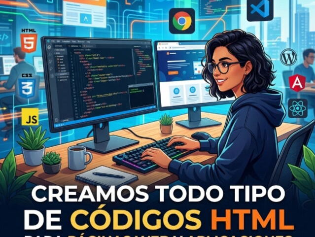 Creamos todo tipos de codigos HTML