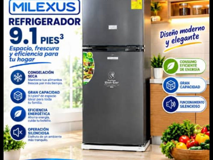 Refrigerador milexus de 9.1 pies