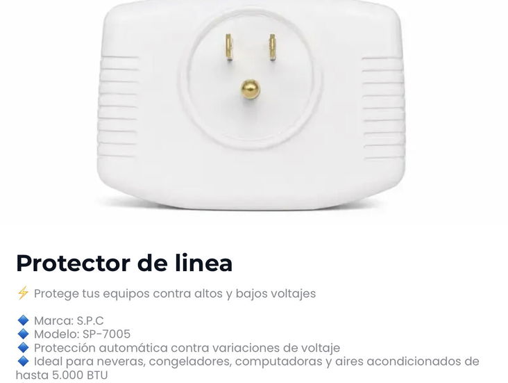 protector de linea protector de voltaje regulador de voltaje