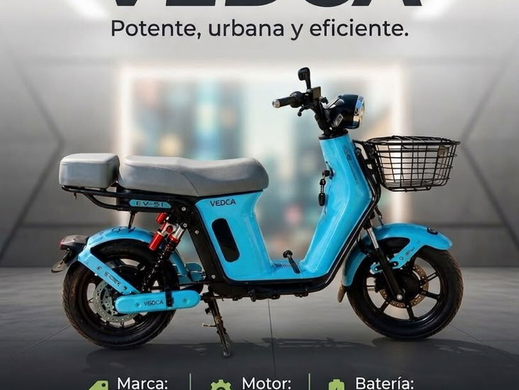 Bicicleta electrica Vedca 60V 30Ah. Cienfuegos