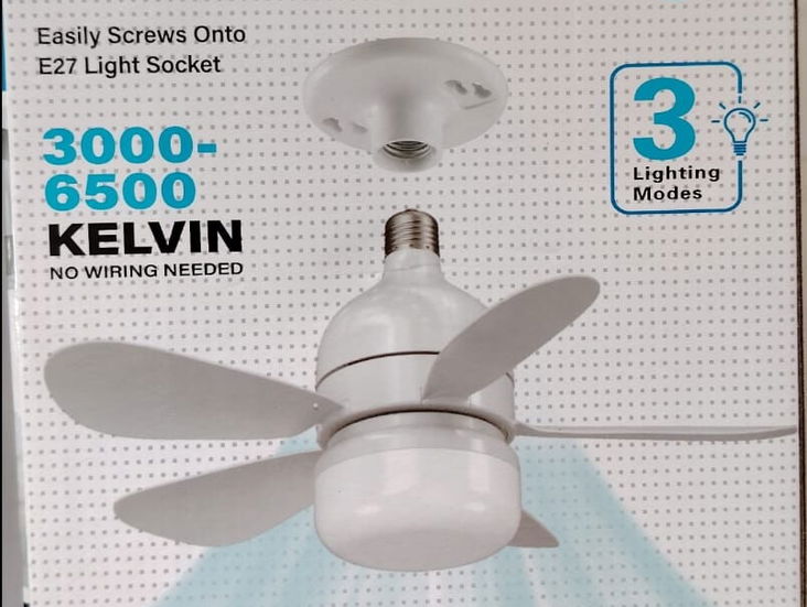 Lampara ventilador de techo. Pcfg