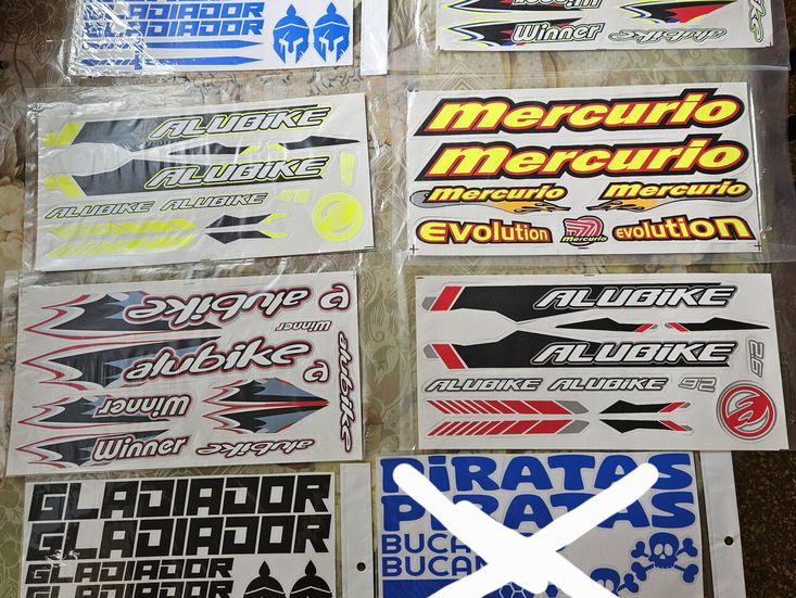 Pegatinas para bicicletas, motos y patinetas