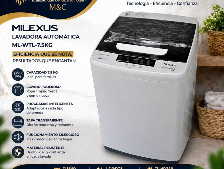 Lavadora MILEXUS Automática