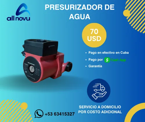 Presurizador de agua