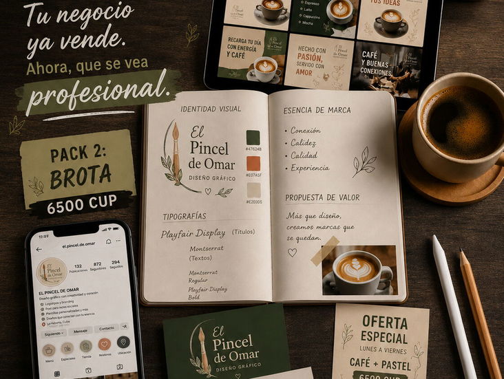 Creación de logos y conceptos para marca. Imagen profesional para marcas. Diseño gráfico para escalar negocios