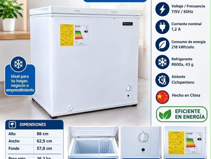 Nevera de 5.5 pies marca royal con transporte y 30 días de garantía