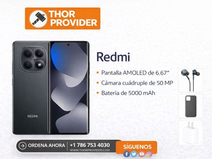 TELEFONOS XIAOMI REDMI Note 15 , 6GB RAM, 128GB/ 6Gb Ram, 128Gb!!! NUEVO. EXCELENTE CALIDAD