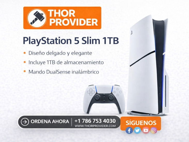 Consola PlayStation 5 Slim 1TB ¡La nueva generación en tus manos