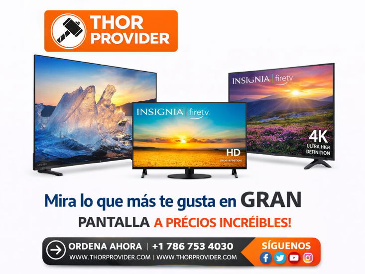 Televisores nuevos en caja. transporte y garantia